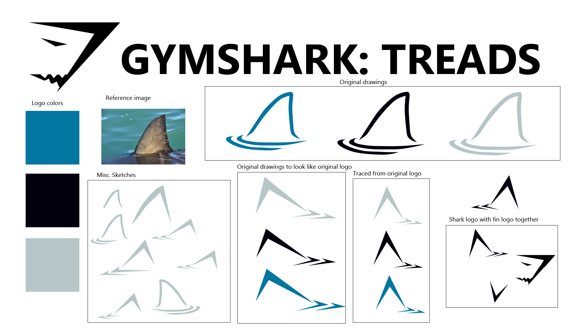 mockups of logo design for this hypothetical shoe design